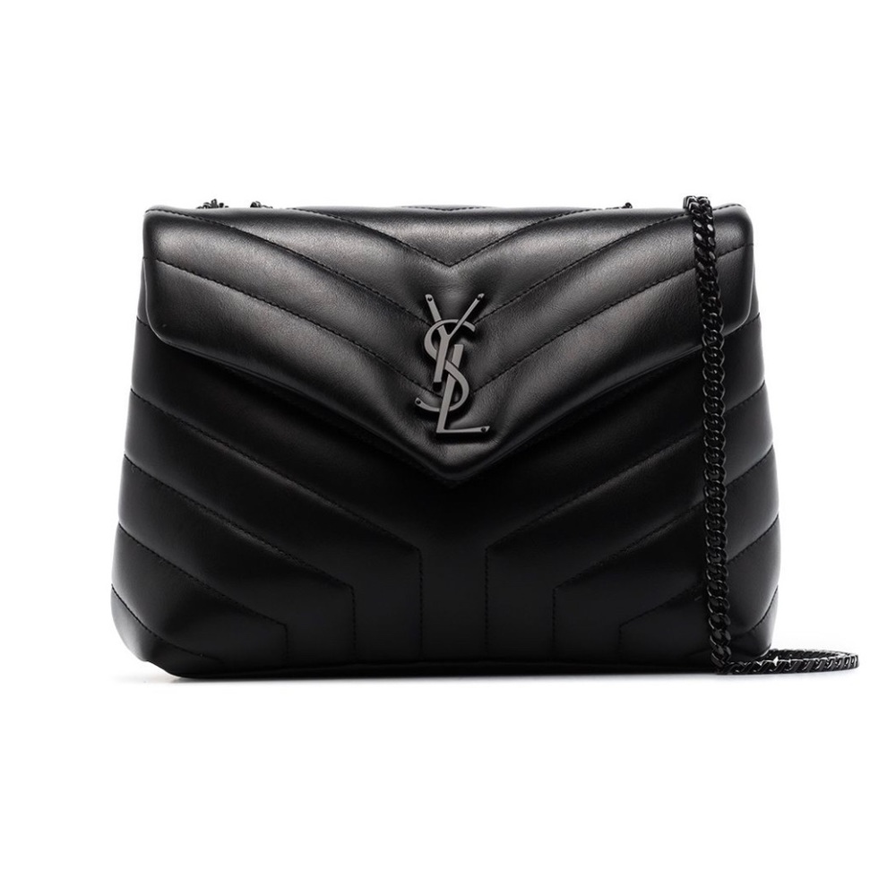 Yves Saint Laurent Black Quilted Leather Shoulder Bag